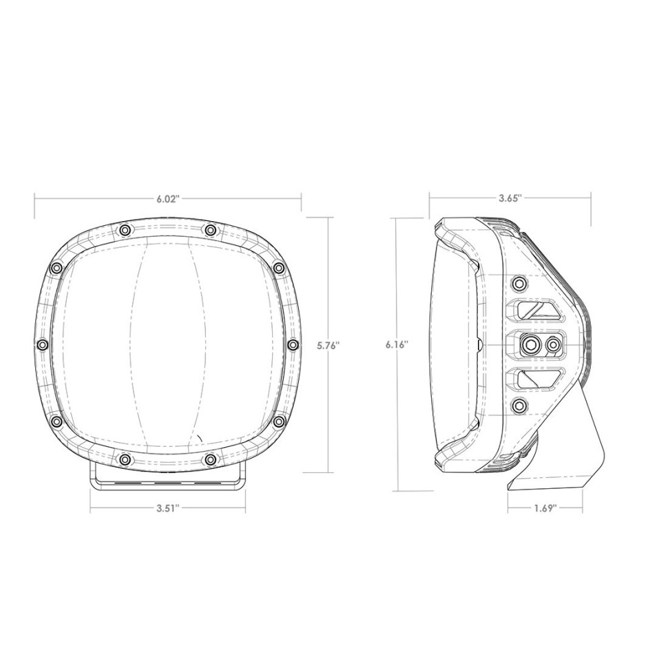 Дополнительная Led фара Scene/Driving/Spot Adapt XP Rigid Industries 300414
