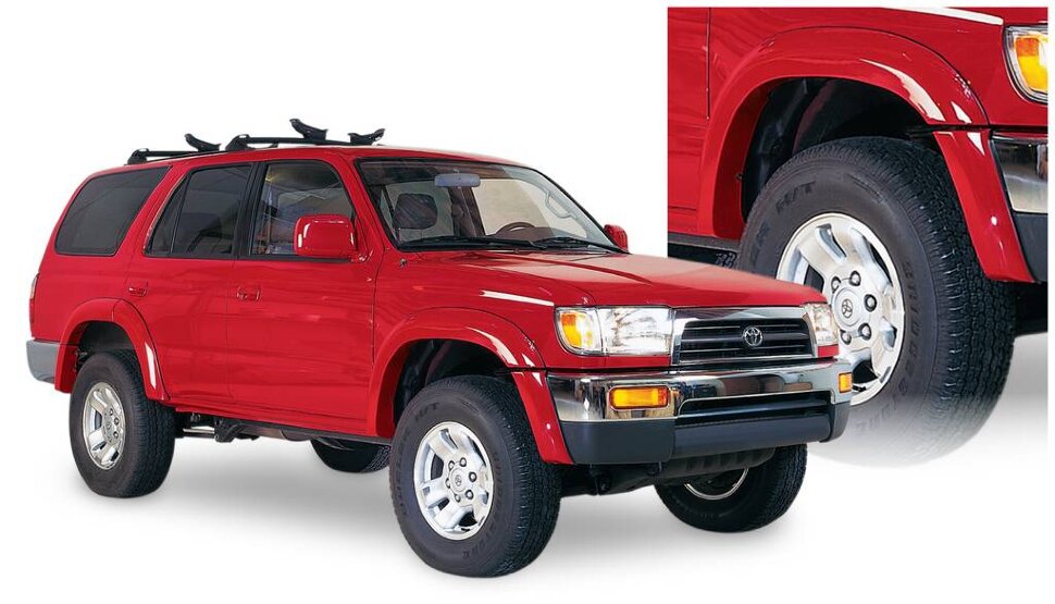 Bushwacker 31913-11 Extend A Fender Flares Set 4 PC Toyota 4Runner 00-02