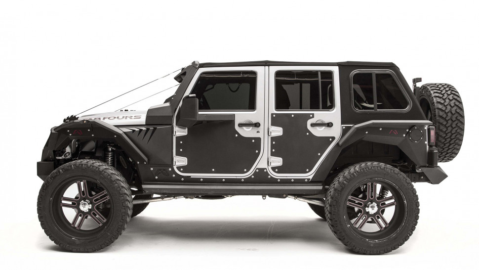 Веткоотсекатель Jeep Wrangler JK 07-18 Fab Fours JK1060-1