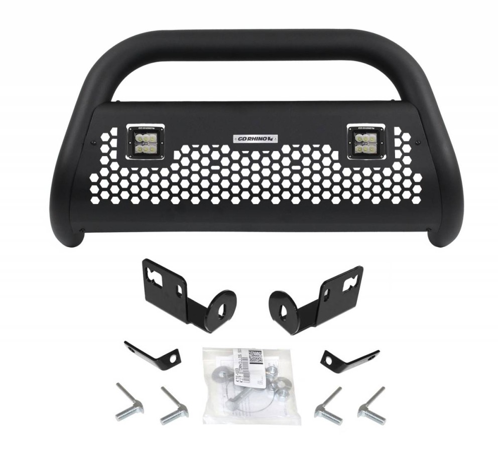 Go Rhino 55292LT RC2 LR Bull Bar With Mounting Brackets Chevrolet Silverado 1500 19-22