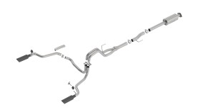 Выхлопная система Cat-Back Ford F-150 15-20 Atak Borla 140616BC