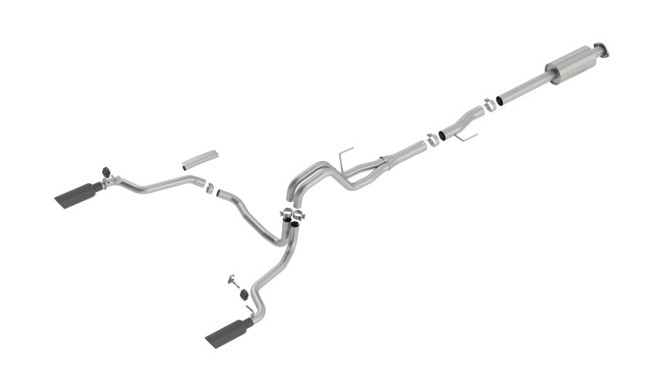 Borla 140616BC Atak Cat-Back Exhaust System Ford F-150 15-20