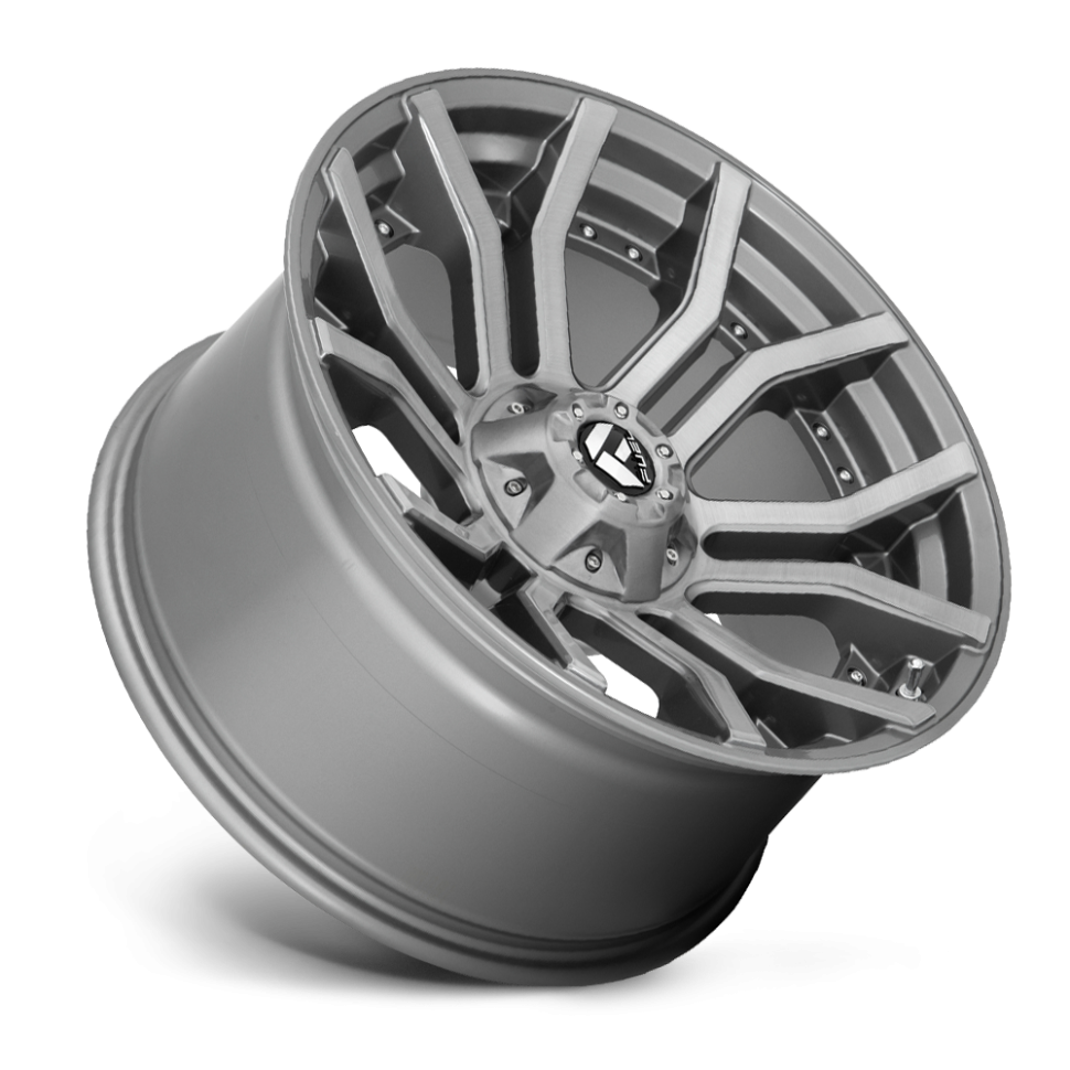 Колесный диск Fuel Off Road Rage Platinum Brushed Gun Metal Tinted Clear 20x10 ET-18 D71320008247