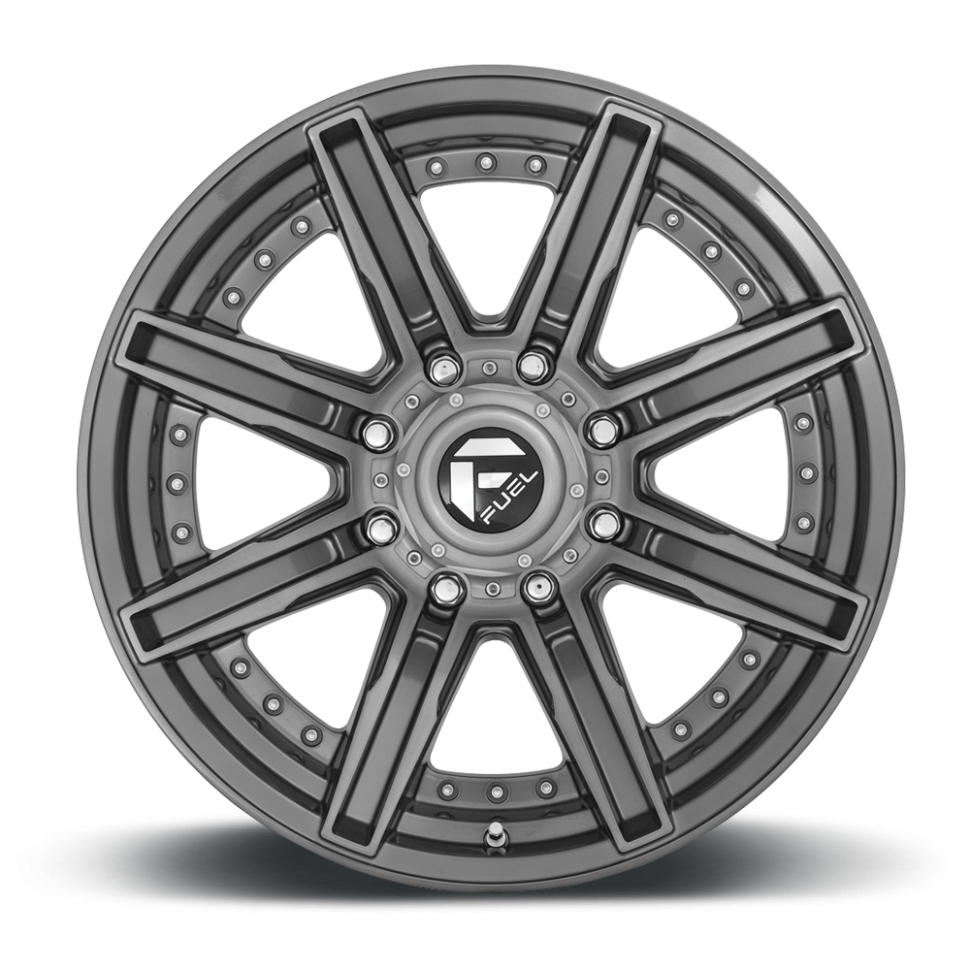 Колесный диск Fuel Off Road Rogue Platinum Brushed Gun Metal Tinted Clear 20x10 ET-18 D71020008447