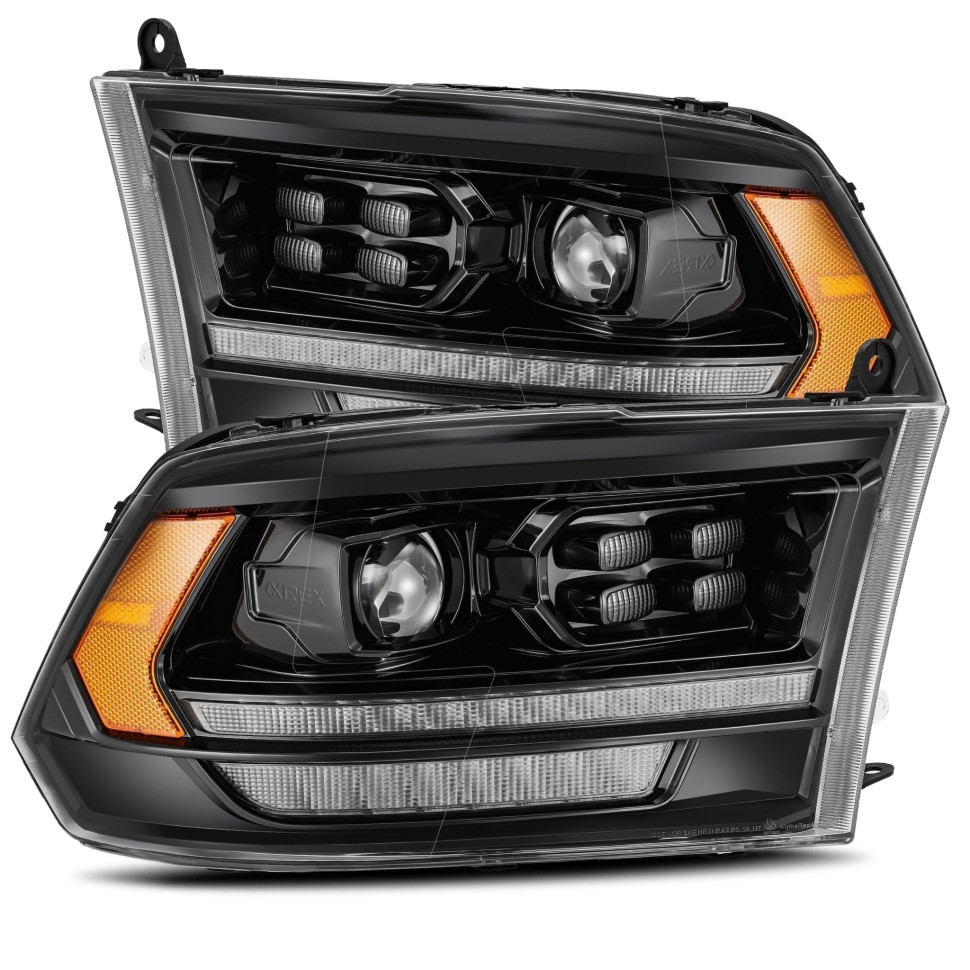 Комплект передних галогеновых фар Dodge Ram 1500/2500/3500/4500/5500 09-18 PRO-Series AlphaRex 880524