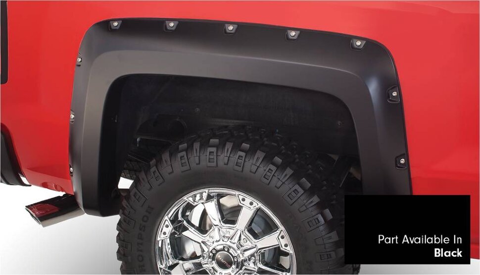 Bushwacker 40959-34 Pocket Painted Fender Flares Set 4 PC Chevrolet Silverado 1500 14-18