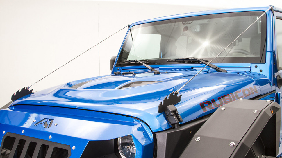 Веткоотсекатель Jeep Wrangler JK 07-18 Fab Fours JK1061-1