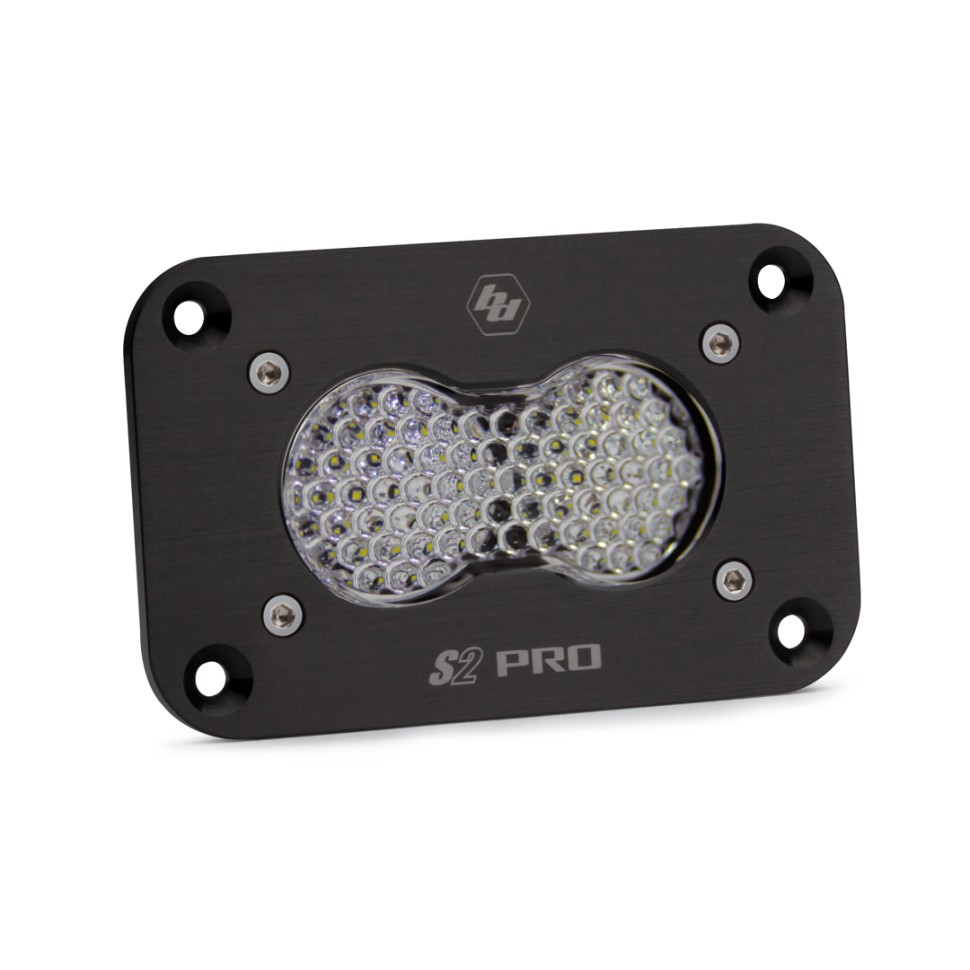 Дополнительная LED фара скрытого монтажа 2.93"x1.68" Рабочий/Широкий свет S2 Pro LED Light Baja Designs 481006