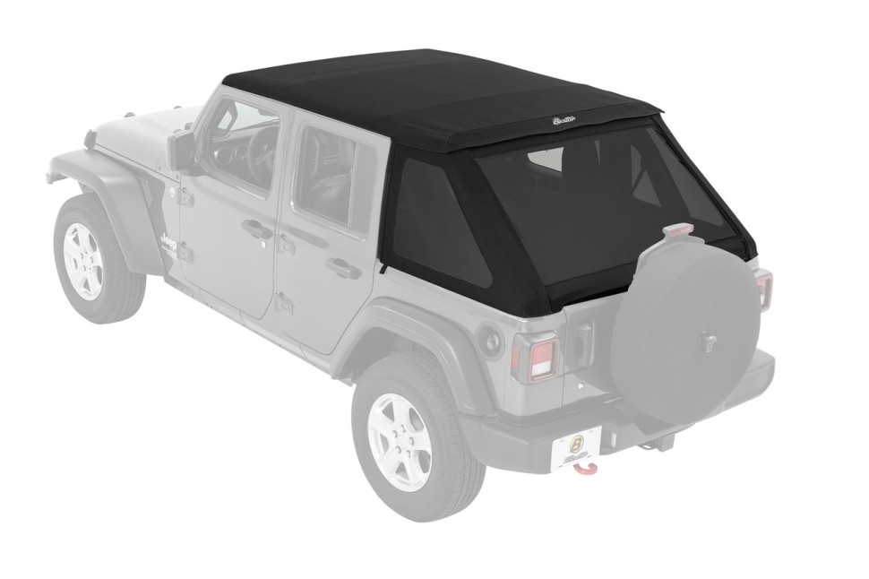 М’який дах Trektop Soft Top Black Diamond Jeep Wrangler JL 18-26 4 Door Bestop 5686335