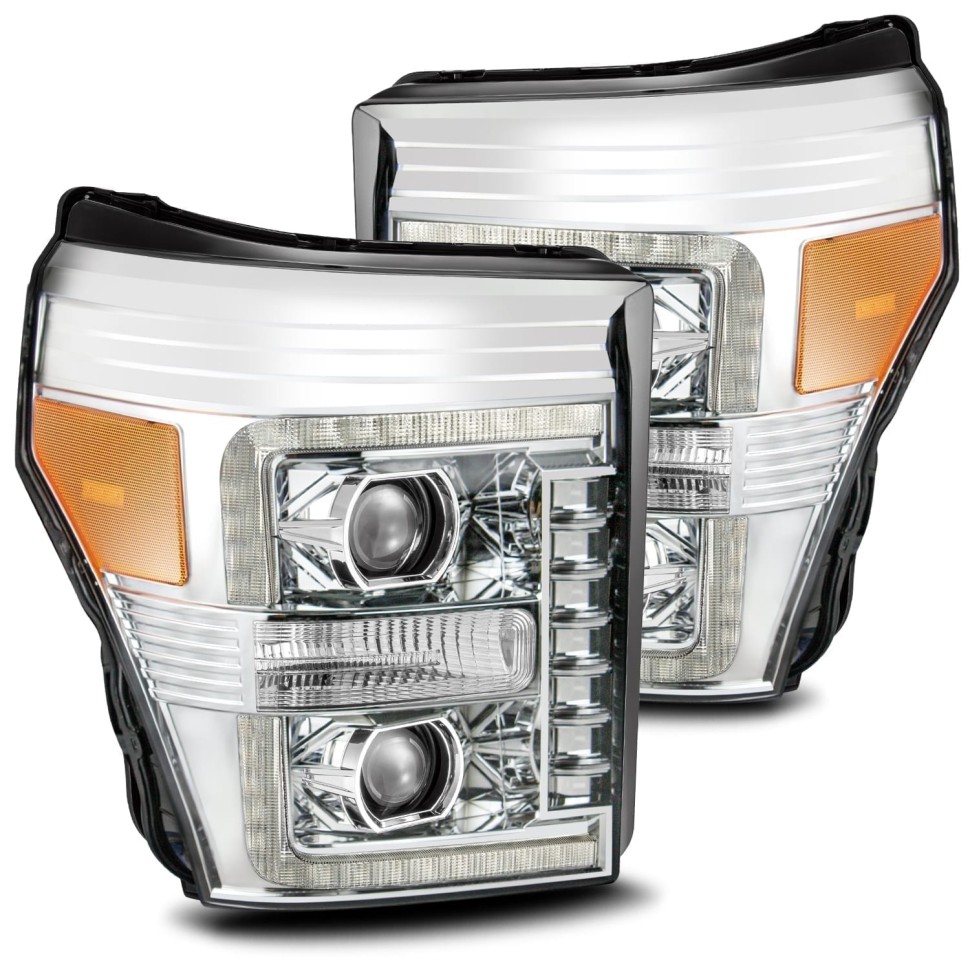 Комплект передних галогеновых фар Ford F-250/F-350/F-450/F-550 11-16 PRO-Series AlphaRex 880141