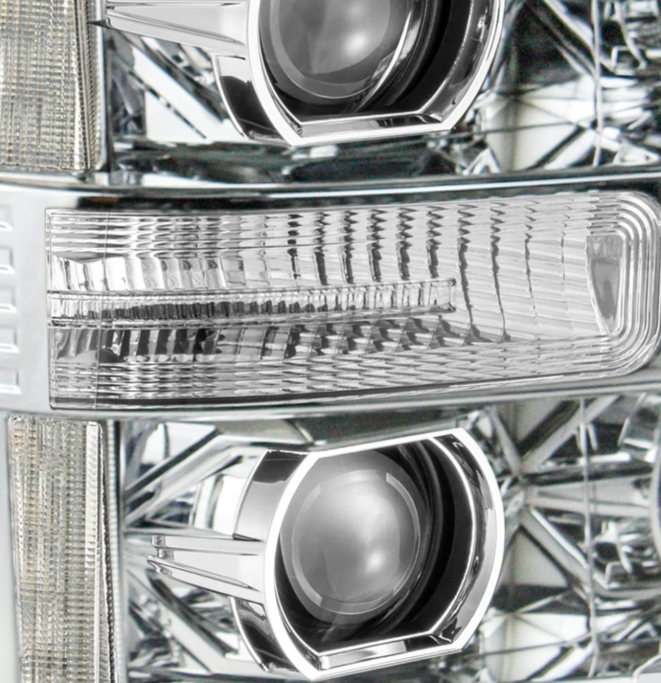 Комплект передних галогеновых фар Ford F-250/F-350/F-450/F-550 11-16 PRO-Series AlphaRex 880141