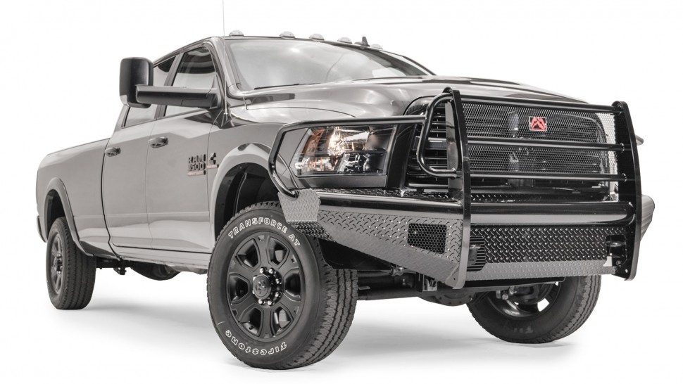 Fab Fours DR06-S1160-1 Full Guard Front Bumper Dodge Ram 2500/3500/4500/5500 06-09
