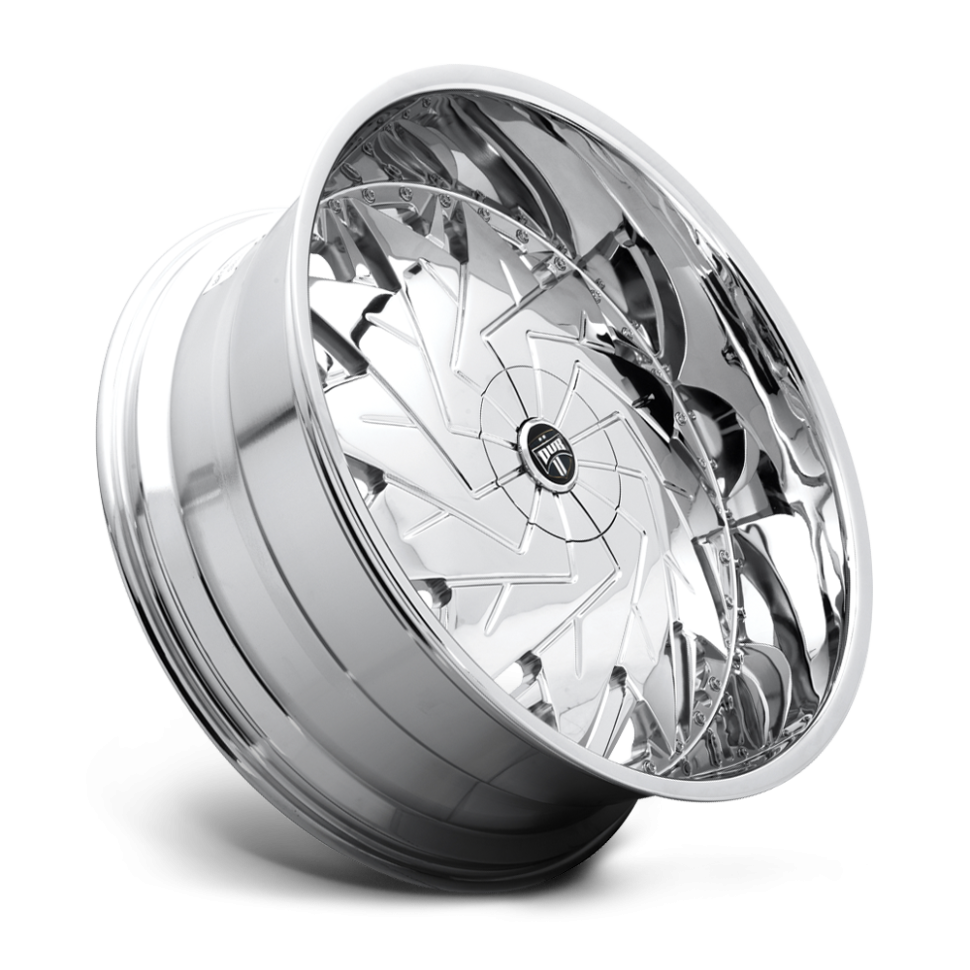 DUB Wheels S235260022+05 Dazr S235 Wheel Chrome Plated 26x10 +5