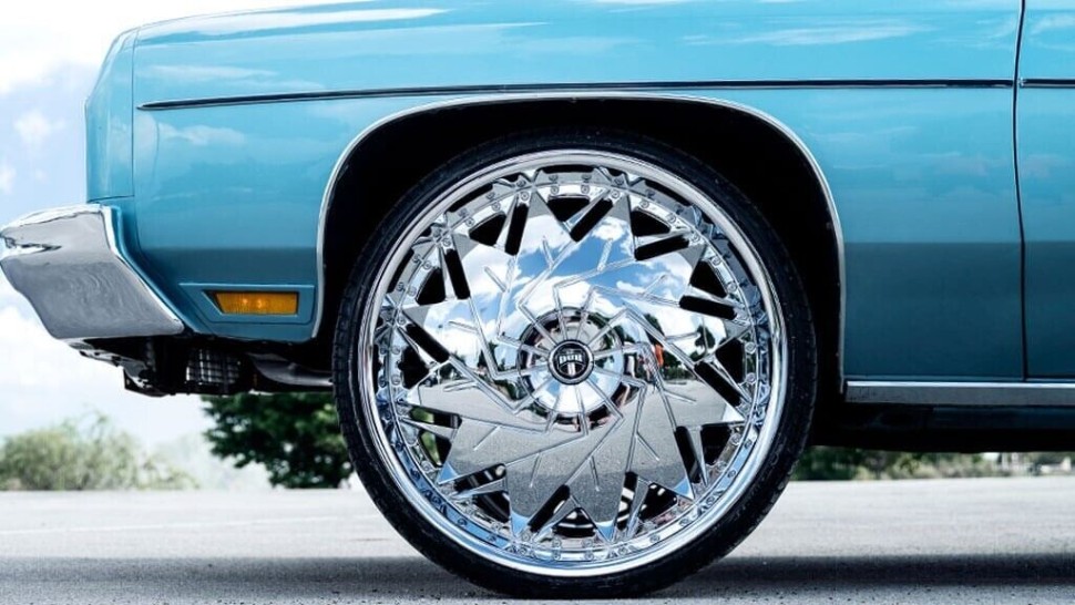 DUB Wheels S235260022+05 Dazr S235 Wheel Chrome Plated 26x10 +5