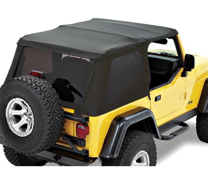 Мягкая крыша Trektop Soft Top Premium Black Twill Jeep Wrangler TJ 97-06 Standard Bestop 5692017