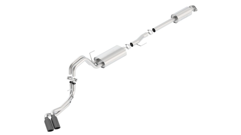 Вихлопна система Cat-Back Ford F-150 15-20 Touring Borla 140617BC