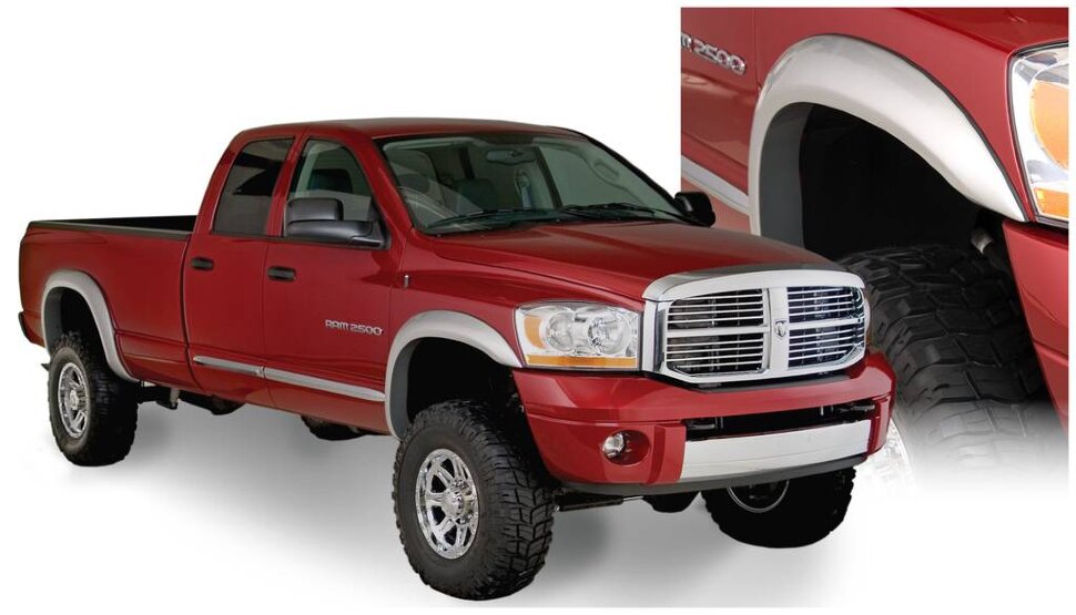 Bushwacker 50904-02 Extend A Fender Flares Set 4 PC Dodge Ram 1500/2500/3500 02-09