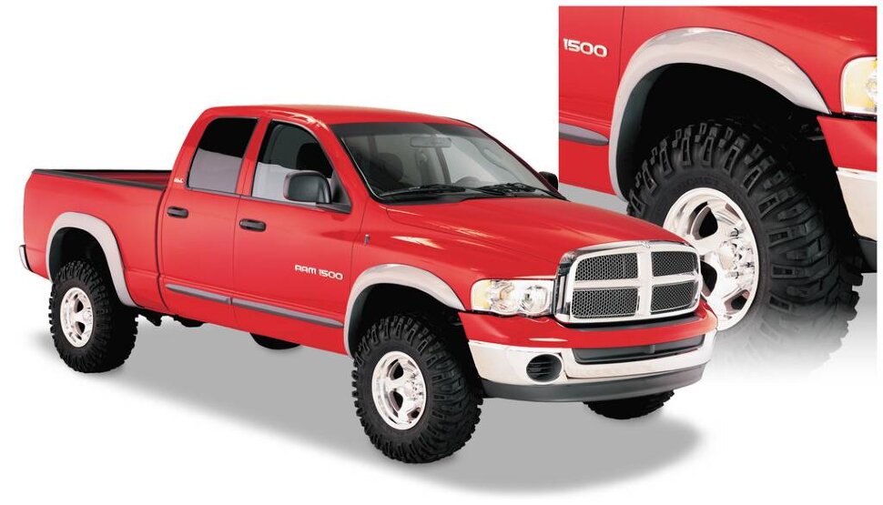 Bushwacker 50904-02 Extend A Fender Flares Set 4 PC Dodge Ram 1500/2500/3500 02-09