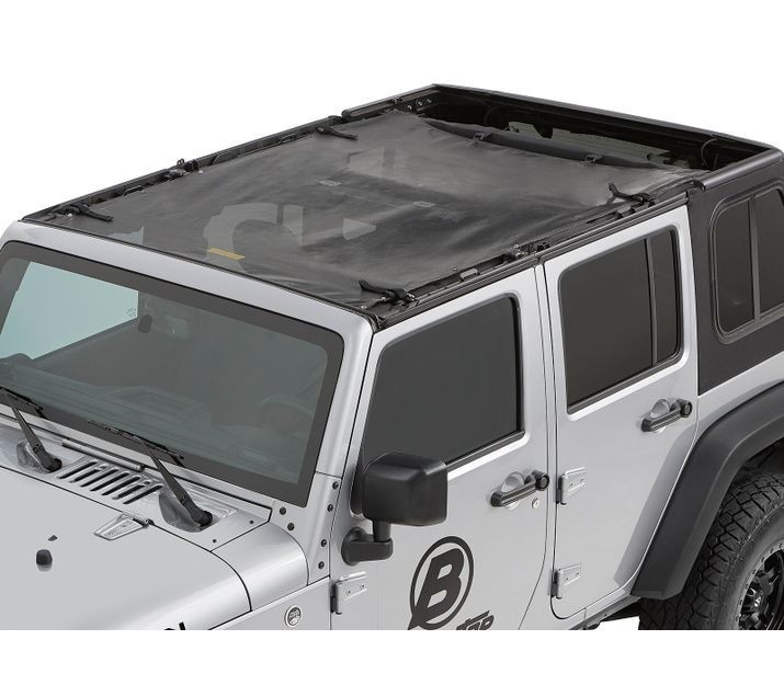 Sun Safari Bikini Top Mesh Jeep Wrangler JK 07-18 4 Door Bestop 5240111