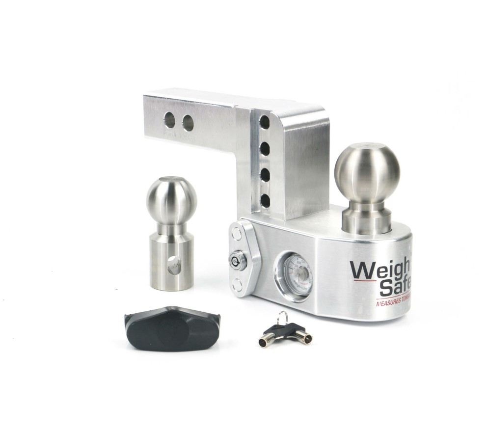 Вставки фаркопа регульована 4" під квадрат 2" Weigh Safe WS4-2