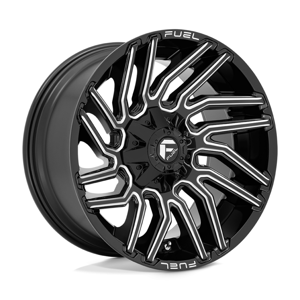 Колесный диск Fuel Off Road Typhoon Gloss Black Milled 20x9 ET+1 D77320902650