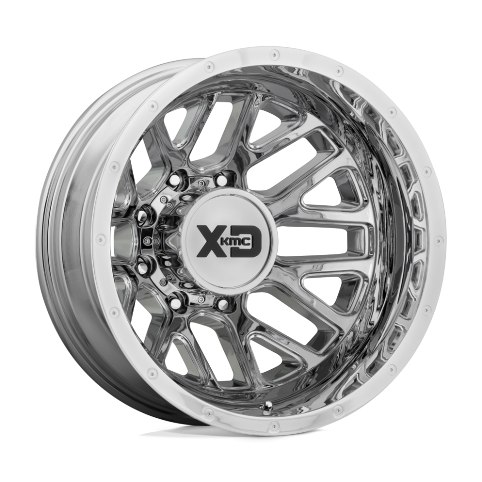 XD Wheels XD843765892155N Grenade Dually Wheel Chrome - Rear 17x6.5 -155