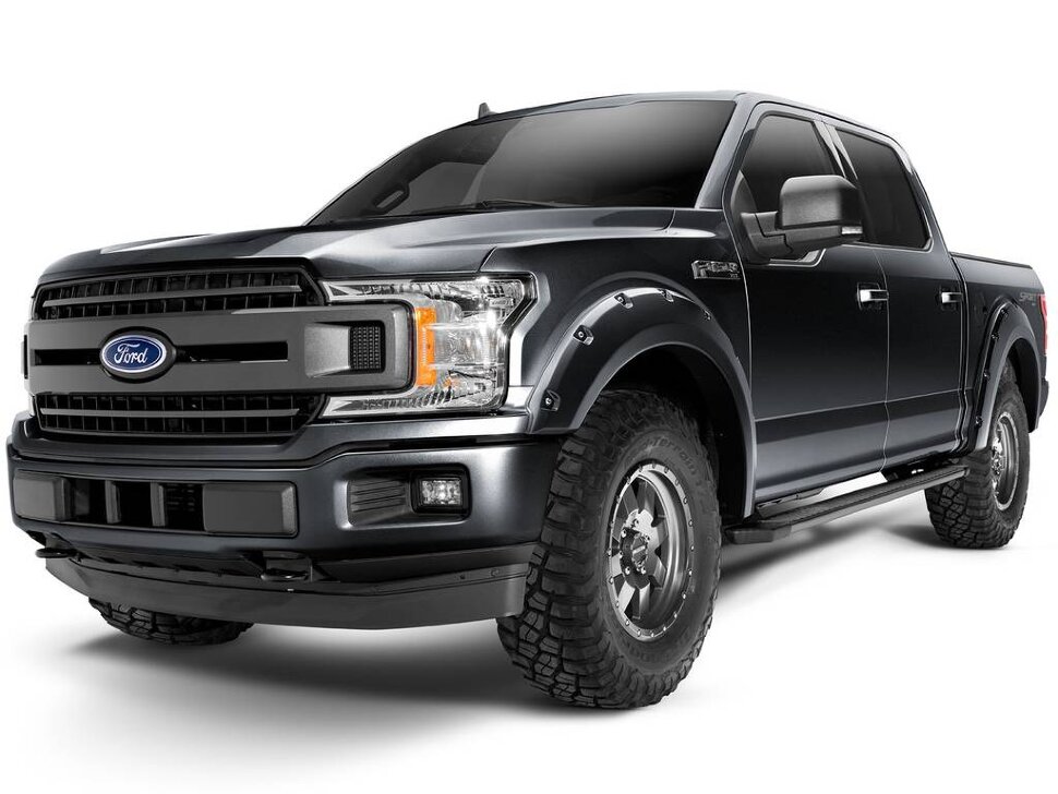 Bushwacker 20935-82 Pocket Painted Fender Flares Set 4 PC Ford F-150 16-17