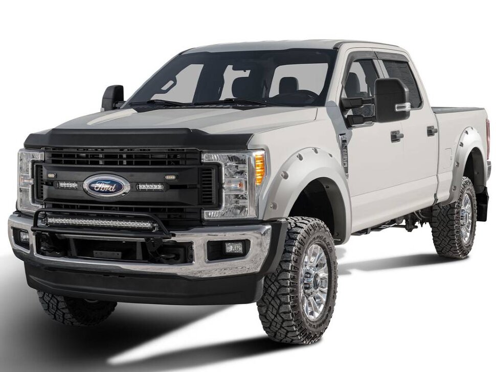 Bushwacker 20935-82 Pocket Painted Fender Flares Set 4 PC Ford F-150 16-17