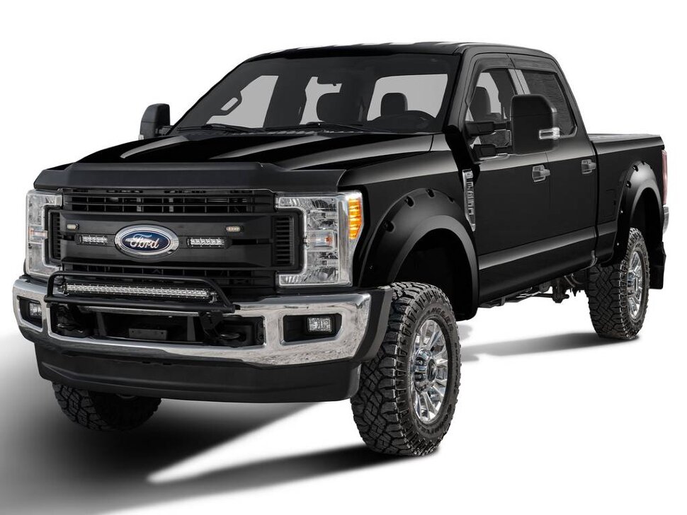 Bushwacker 20935-82 Pocket Painted Fender Flares Set 4 PC Ford F-150 16-17