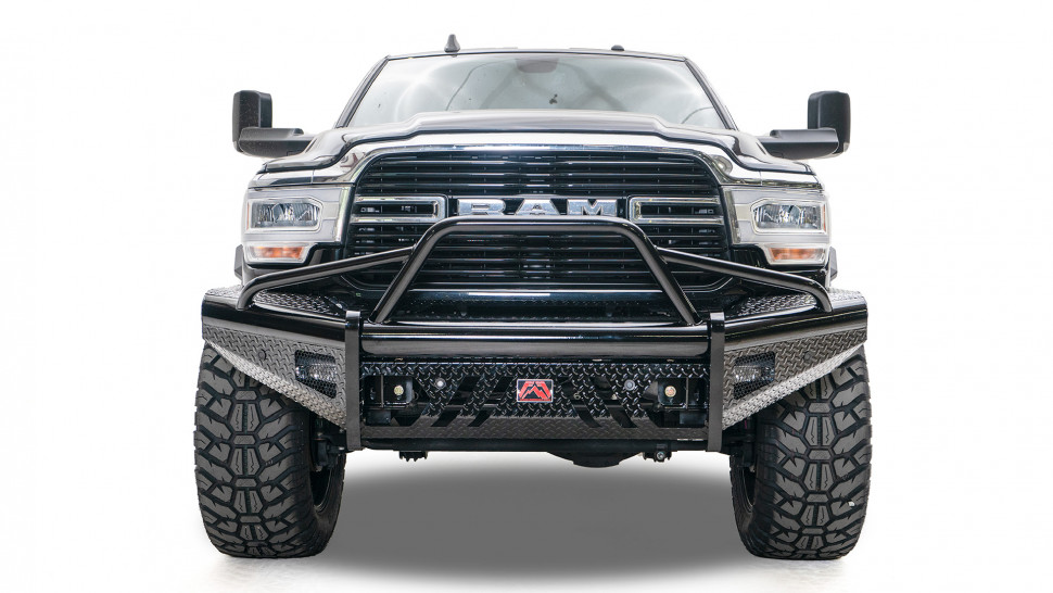 Fab Fours DR06-S1162-1 Pre-Runner Guard Front Bumper Dodge Ram 2500/3500/4500/5500 06-09