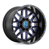 Колісний диск XD Wheels Grenade Satin Black Milled W/Blue Tinted Clear Coat 20x9 ET+18 XD82029063918BC