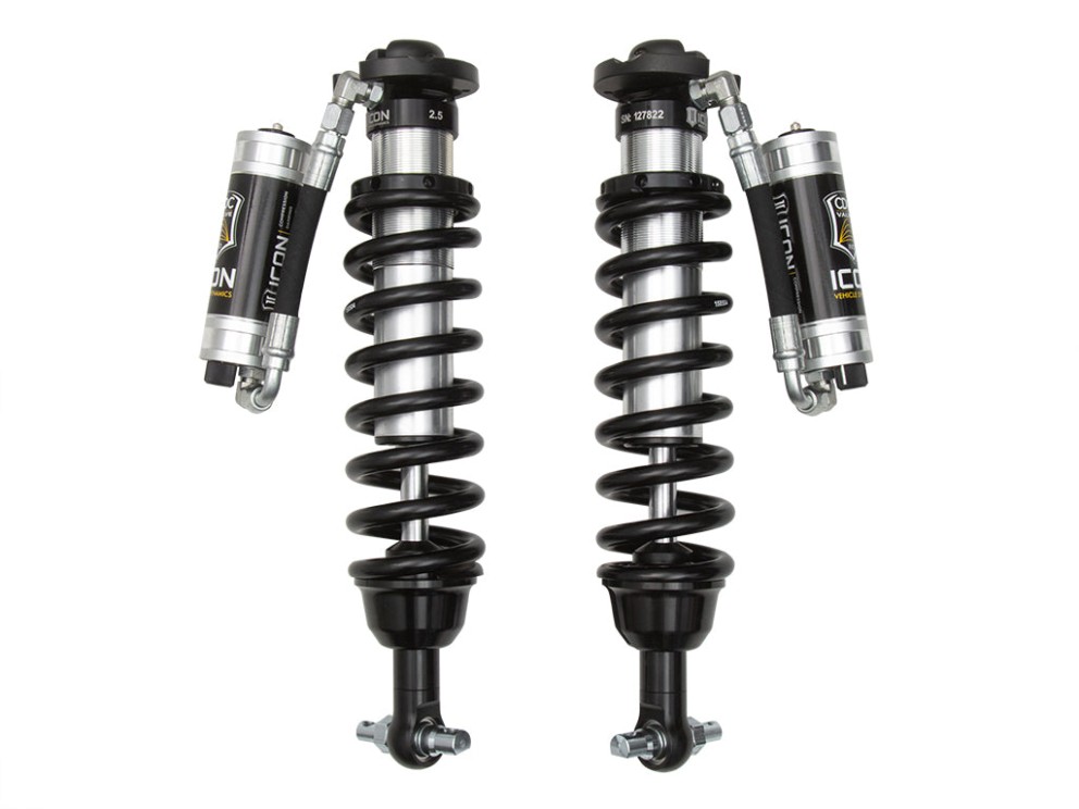 Icon Vehicle Dynamics 91355C 2.5 VS Remote Reservoir CDCV Front Coilover Reservoir Adjustable Shock Long Travel Lift 0-2.5" Ford Ranger 19-23 Pair