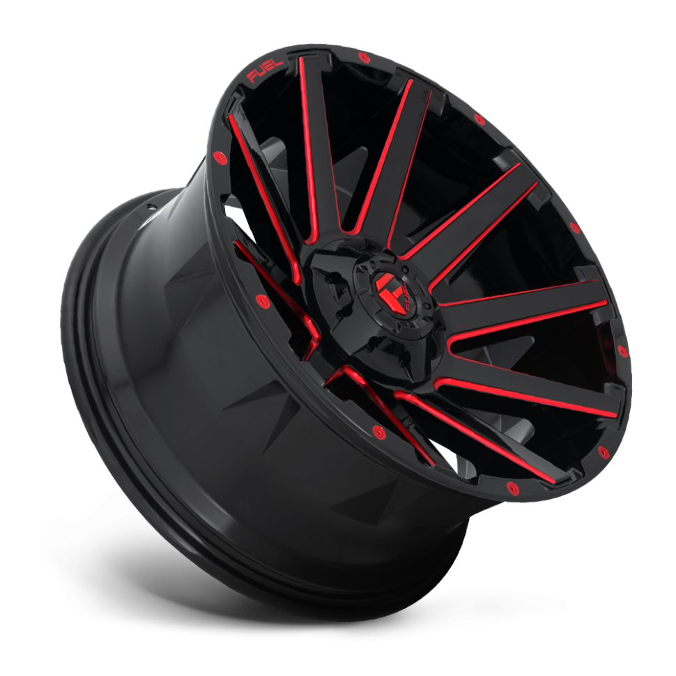 Колесный диск Fuel Off Road Contra Gloss Black Red Tinted Clear 22x12 ET-44 D64322202647