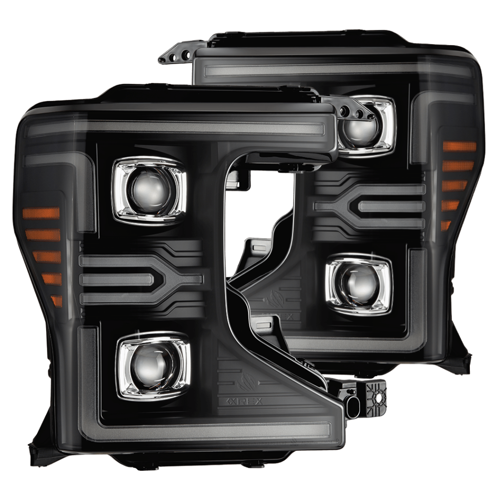 Комплект передних Led фар Ford F-250/F-350 20-22 LUXX-Series AlphaRex 880341