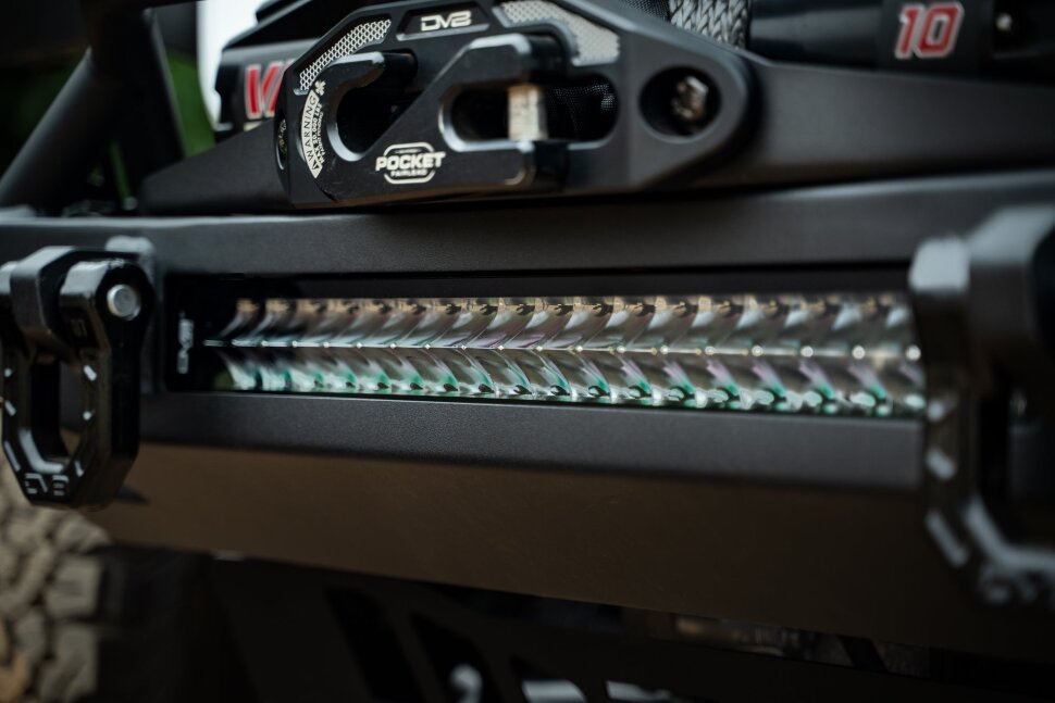 Передний бампер под лебёдку Jeep Wrangler JK/JL/Gladiator JT 07-25 FS-1 DV8 Offroad FBJL-11