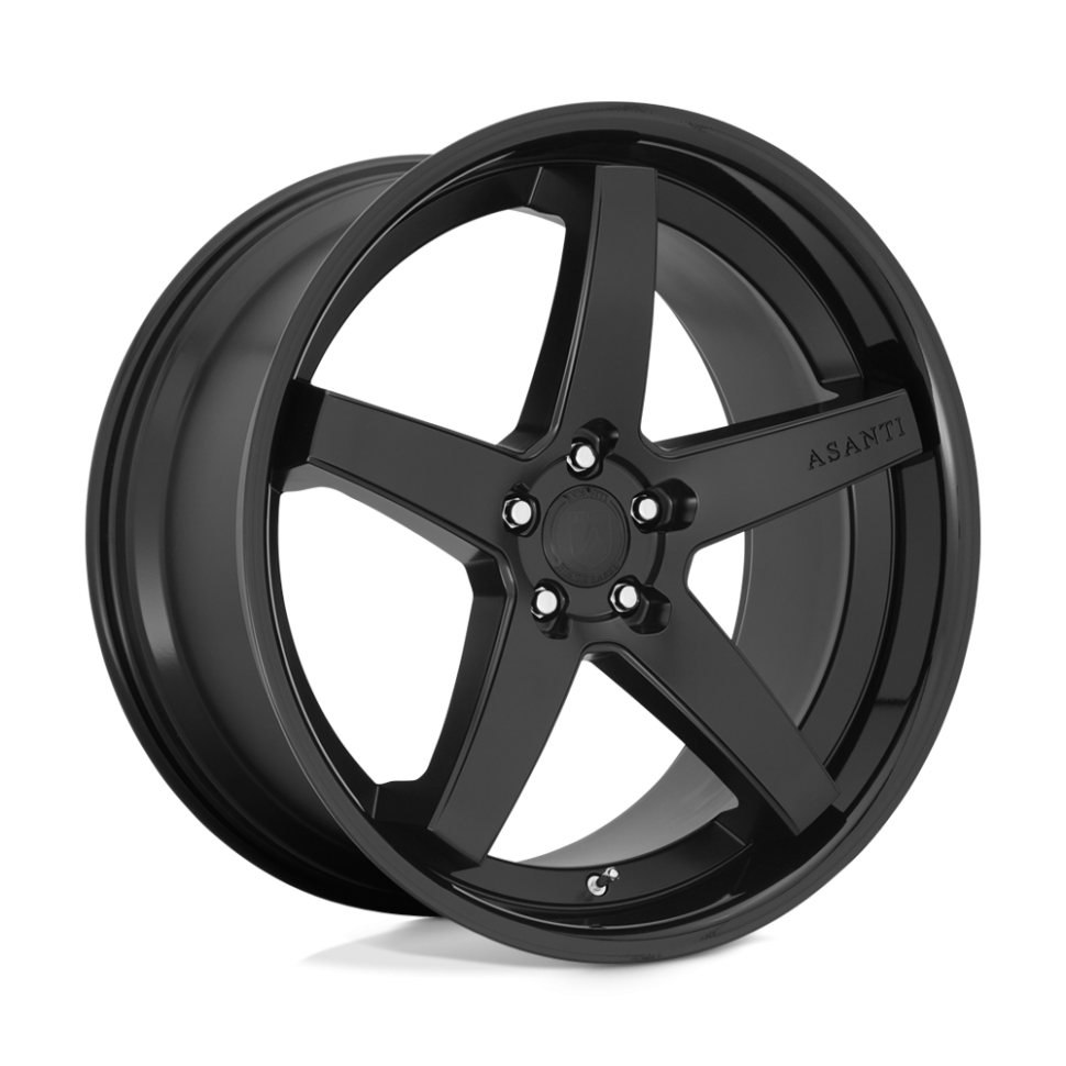 Asanti Wheels ABL31-20905235SB Regal Wheel Satin Black W/Gloss Black Lip 20x9 +35