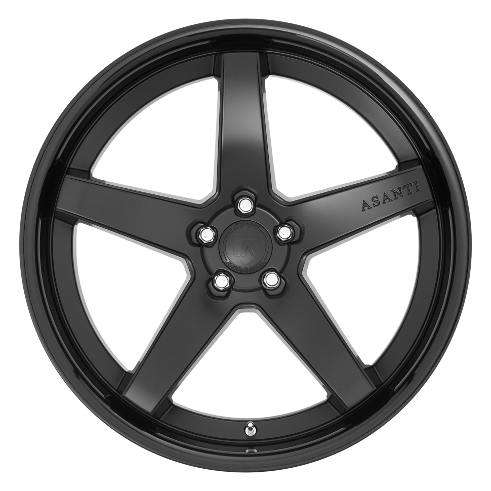 Asanti Wheels ABL31-20905235SB Regal Wheel Satin Black W/Gloss Black Lip 20x9 +35