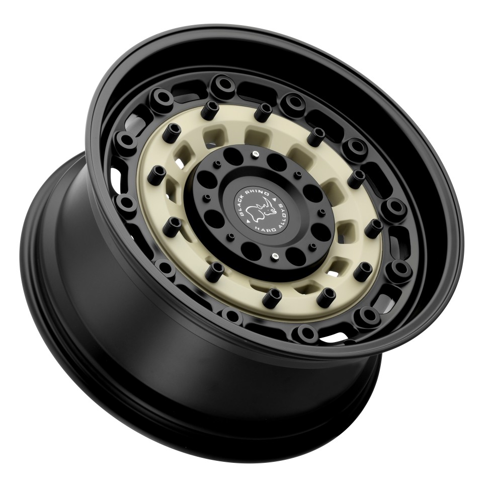Black Rhino 2095ARS120067D06 Arsenal Wheel Sand On Black 20x9.5 +12