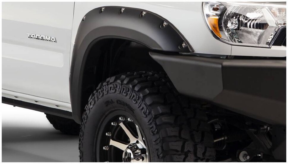 Bushwacker 31928-02 Pocket Style Fender Flares Set 4 PC Toyota Tacoma 12-15