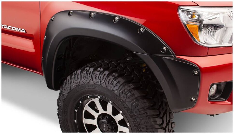 Bushwacker 31928-02 Pocket Style Fender Flares Set 4 PC Toyota Tacoma 12-15