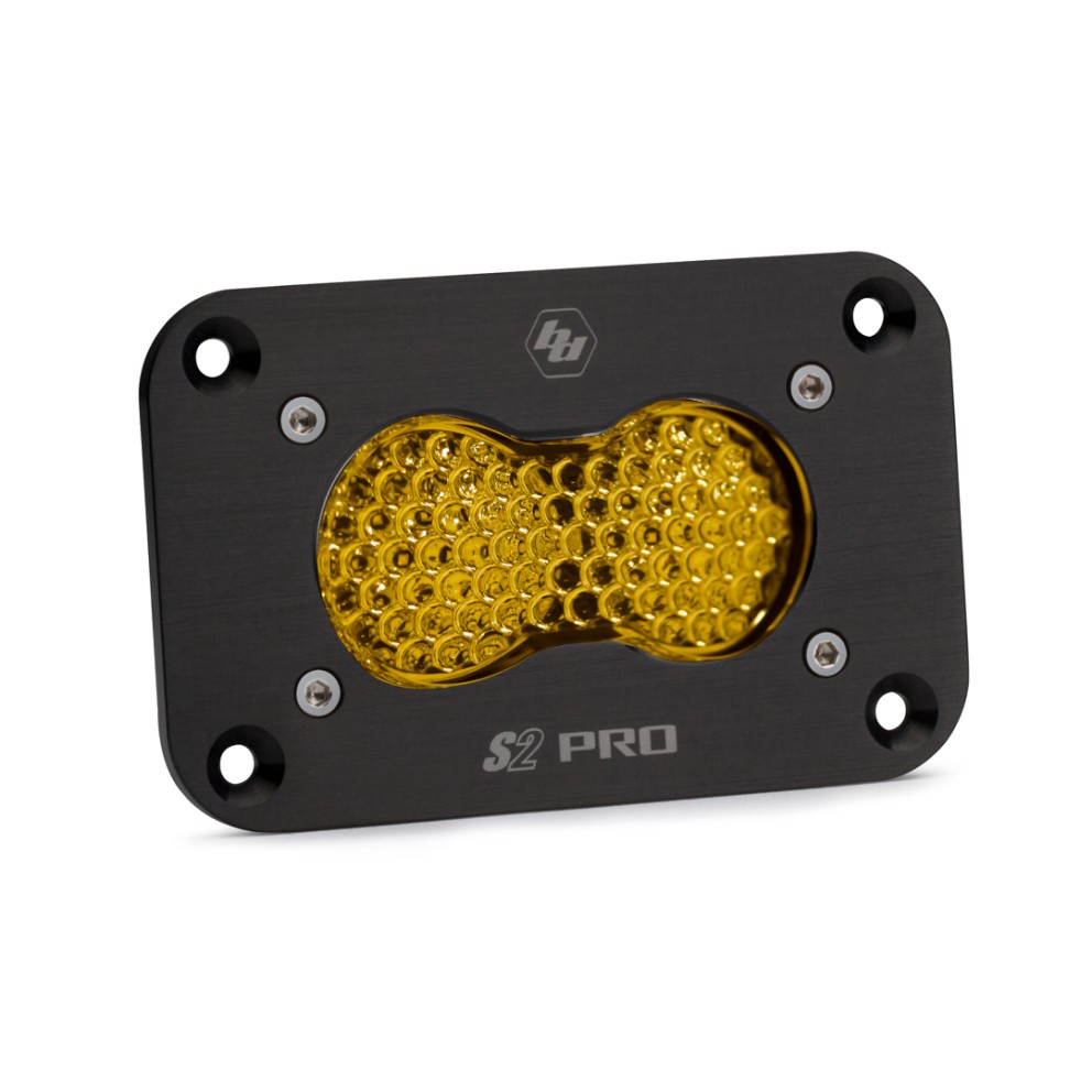 Дополнительная LED фара скрытого монтажа 2.93"x1.68" Рабочий/Широкий свет S2 Pro LED Light Baja Designs 481016