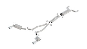Выхлопная система Cat-Back Chevrolet Camaro 10-13 Touring Borla 1014035
