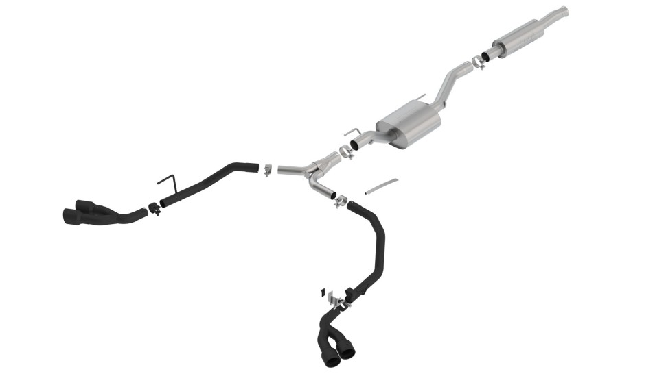 Вихлопна система Cat-Back Jeep Gladiator JT 20-26 S-Type Borla 140815CB