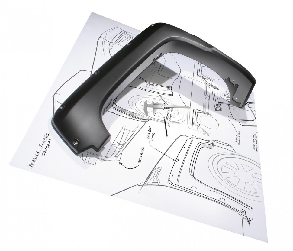 Расширители арок для Chevrolet Colorado 2015-2020 5' Warn 4X (102025) 