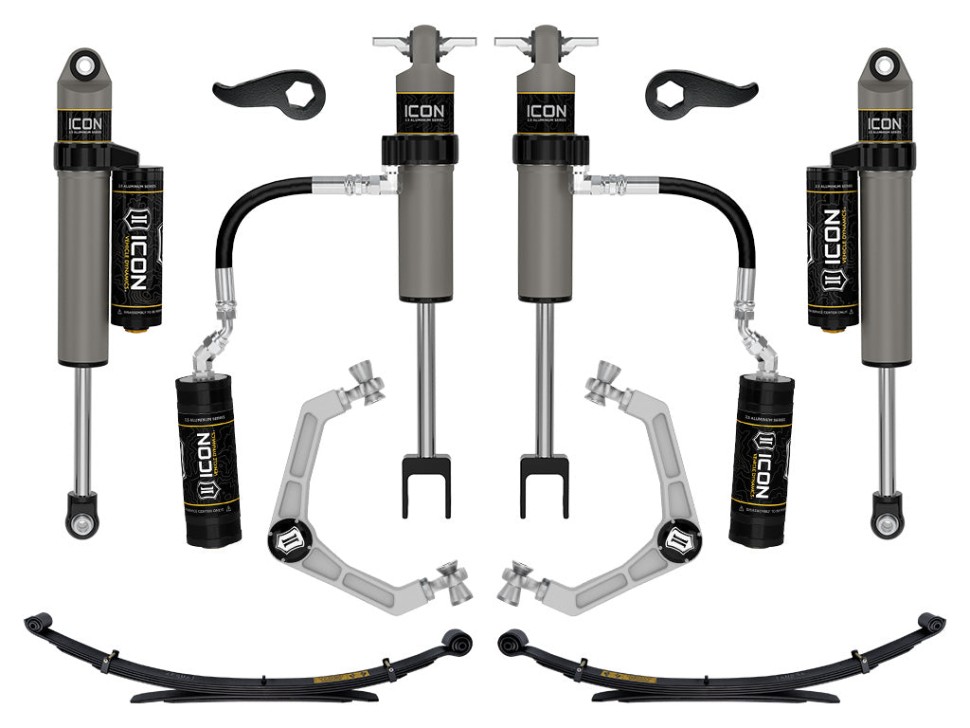Ліфт-комплект підвіски Chevrolet Silverado/GMC Sierra 2500/3500 AT4/AT4X/ZR2 20-26 Stage 3 Lift 2-3.5" Icon Vehicle Dynamics K78363L