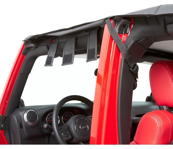 Бікіні топ Jeep Wrangler JK 18-18 4 Door (Black Diamond) Header Safari Bestop 5258435