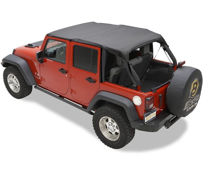 Бікіні топ Jeep Wrangler JK 18-18 4 Door (Black Diamond) Header Safari Bestop 5258435