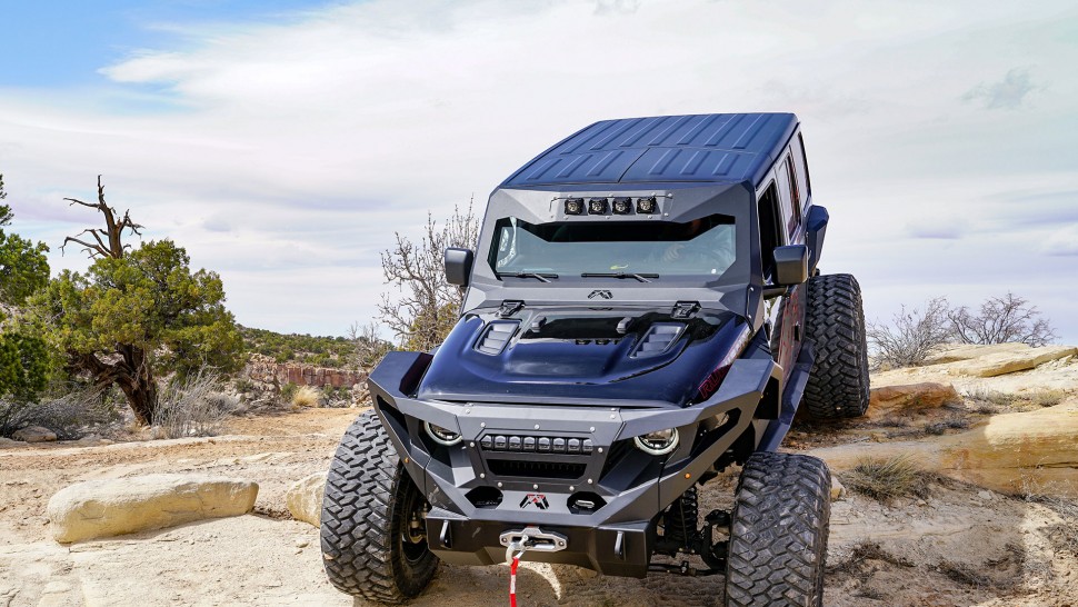 Крепление дополнительно света для ViCowl Jeep Wrangler JL/Gladiator 18-22 Fab Fours JL3021-1