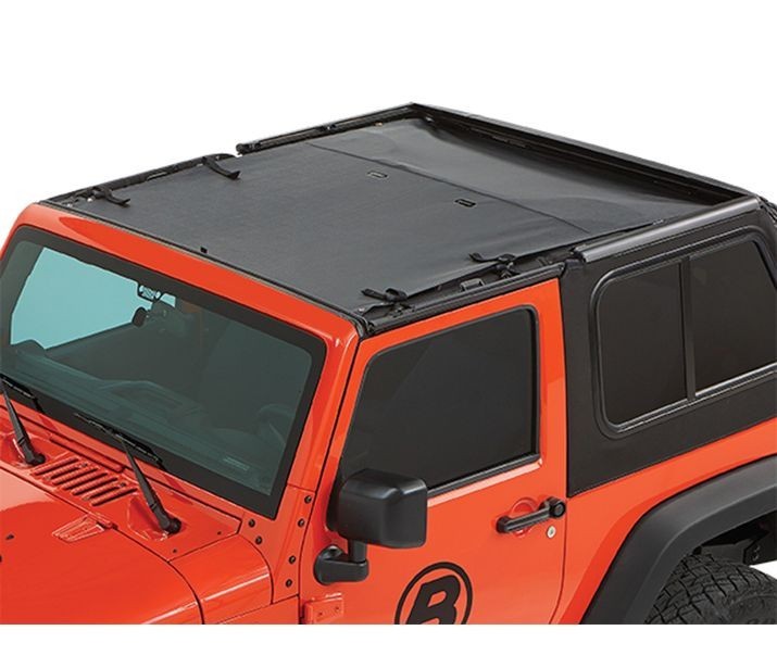 Sun Safari Bikini Top Black Diamond Jeep Wrangler JK 07-18 2 Door Bestop 5240235