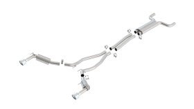 Выхлопная система Cat-Back Chevrolet Camaro 14-15 S-Type Borla 1014036